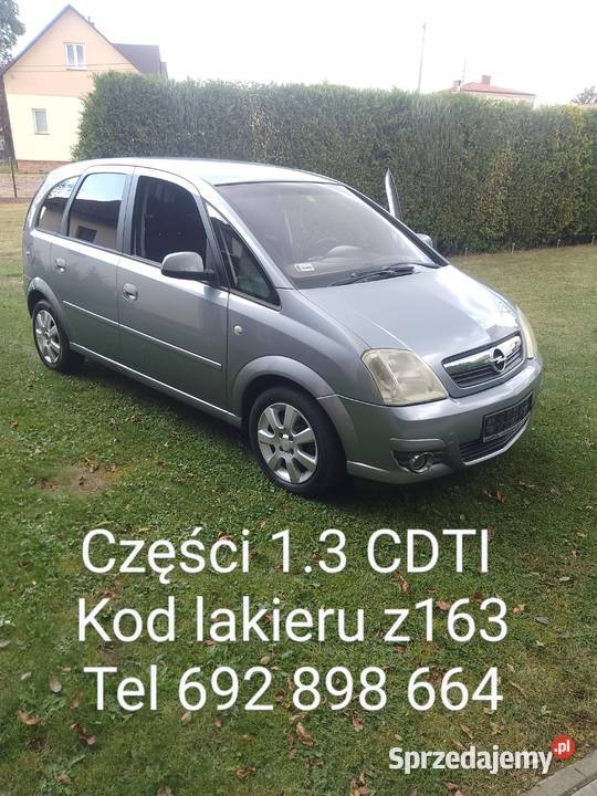 Opel Meriva a części kod lakieru z163z157 i inne uszkodzony Tarnów