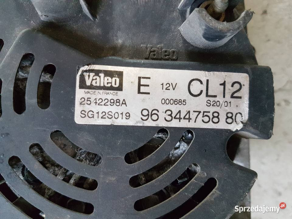 RENAULT CITROEN 30 V6 ALTERNATOR CL12 9634475880 Turek