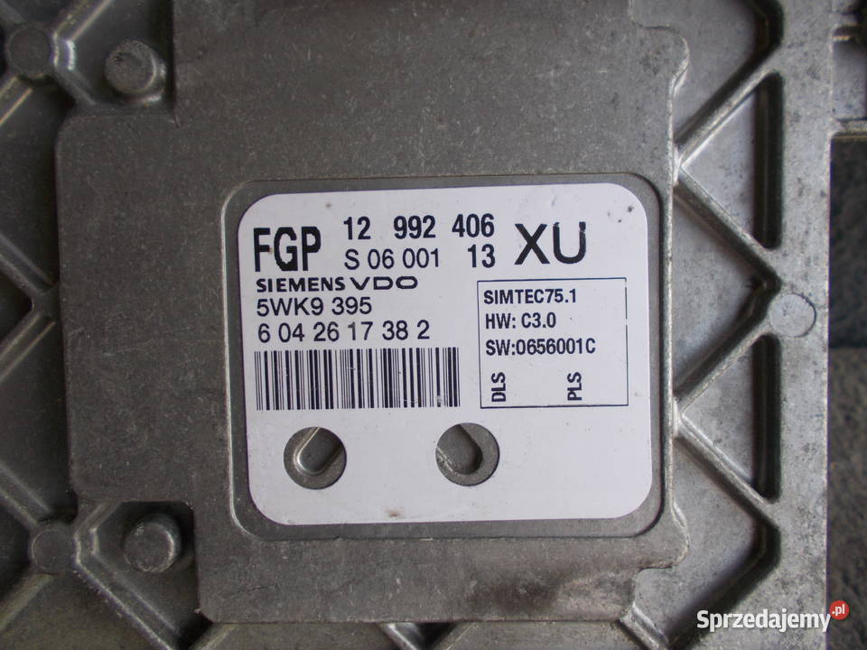 opel ZAFIRA B 18 16V komputer sterownik silnika Zamość