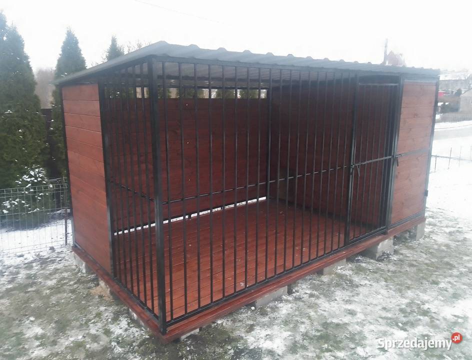 Kojec psa 4x2m z ocieplanym pomieszczeniem jako Piaseczno