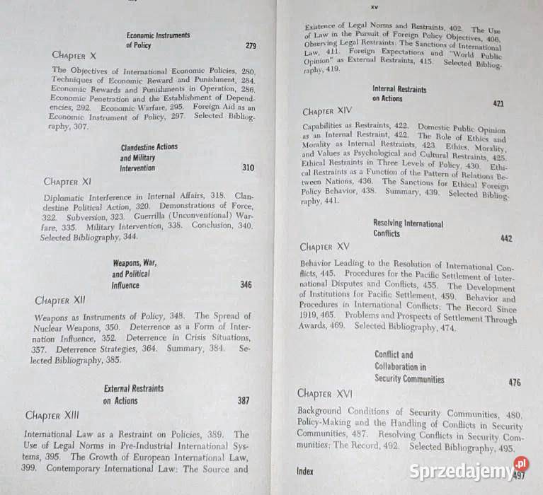 International Politics A Framework for Rok wydania 1967 Chełm sprzedam