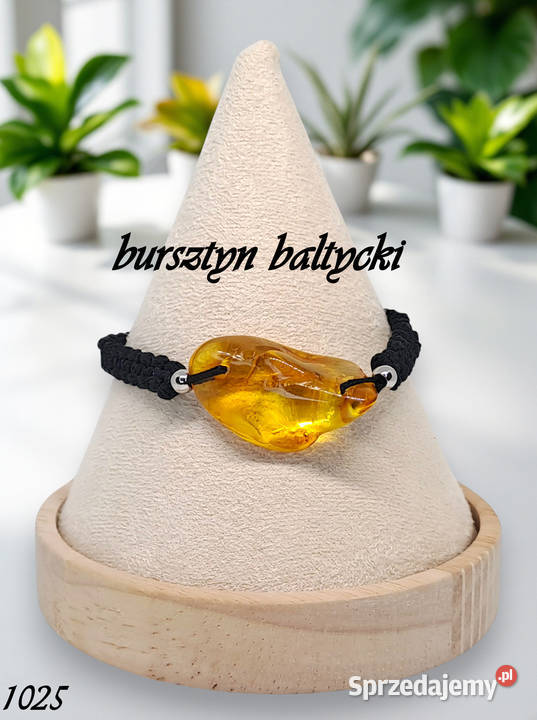 Bransoletka z bursztynu BURSZTYN bałtycki bryłka Warszawa
