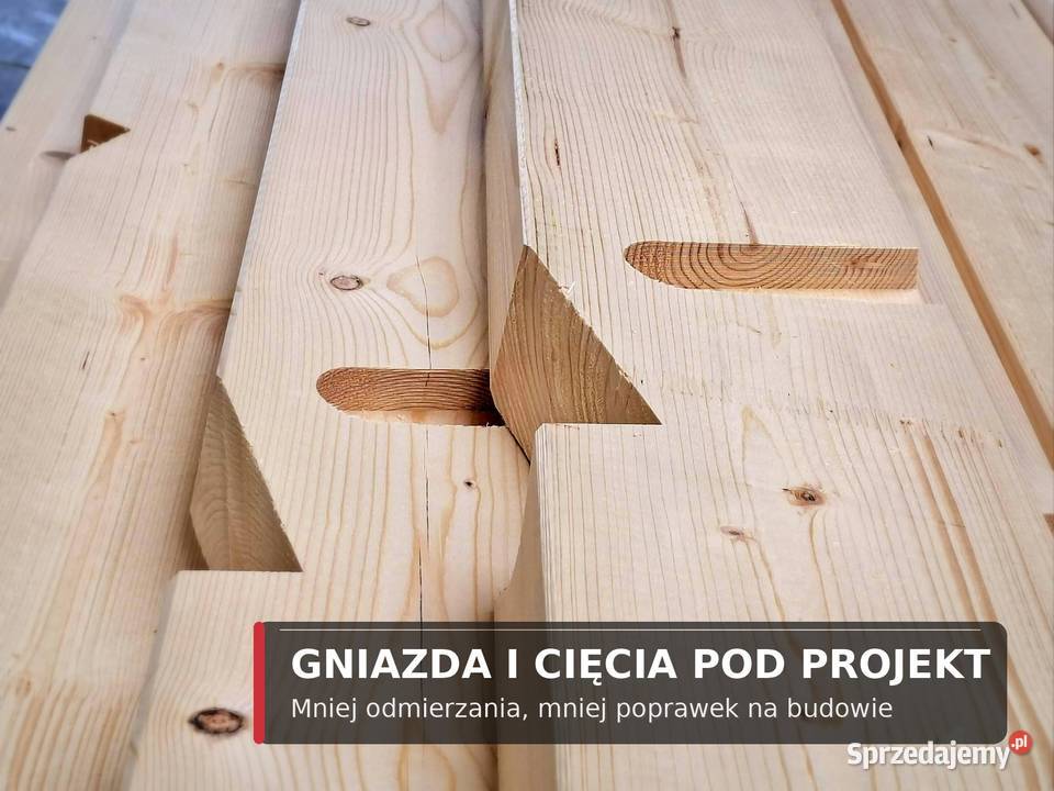 Dachy CNC gotowe do montażu z drewna