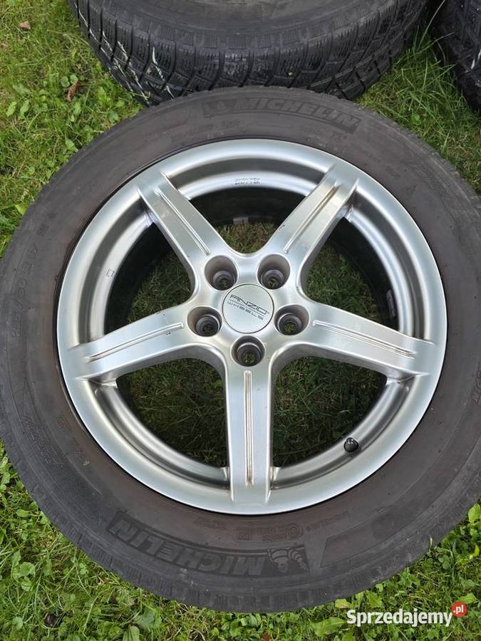 Alufelgi ANZIO 17 5x110 z oponami Michelin