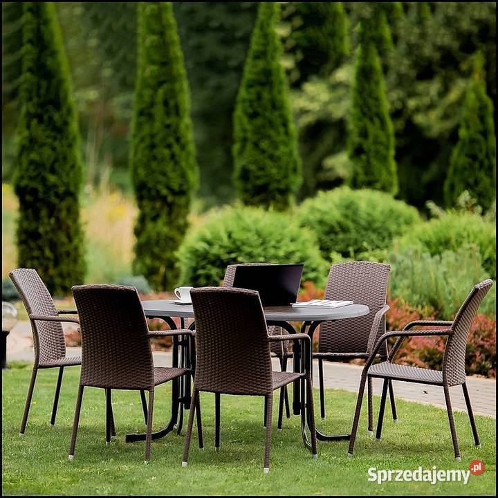 Krzesła ogrodowe GAJA technorattan Każdy kolor Warszawa