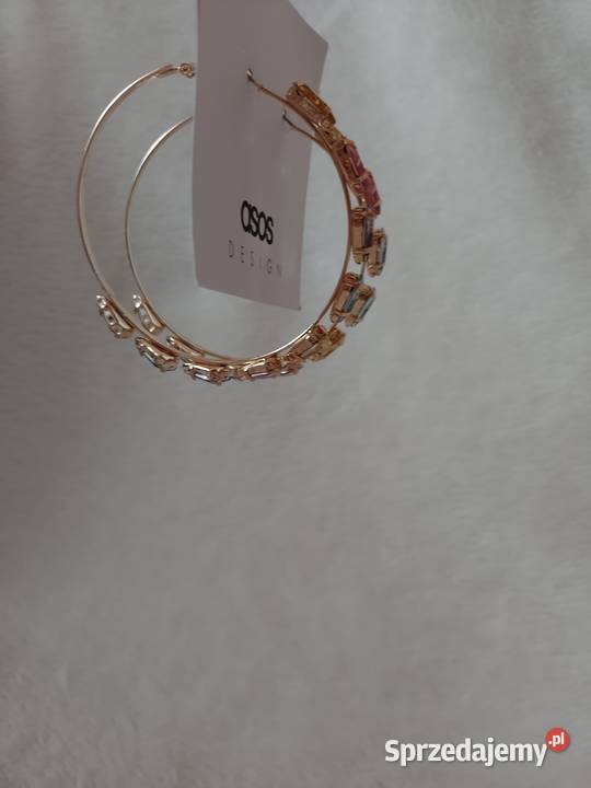 ASOS Bogato zdobione duże kolczyki z Londynu małopolskie Kraków