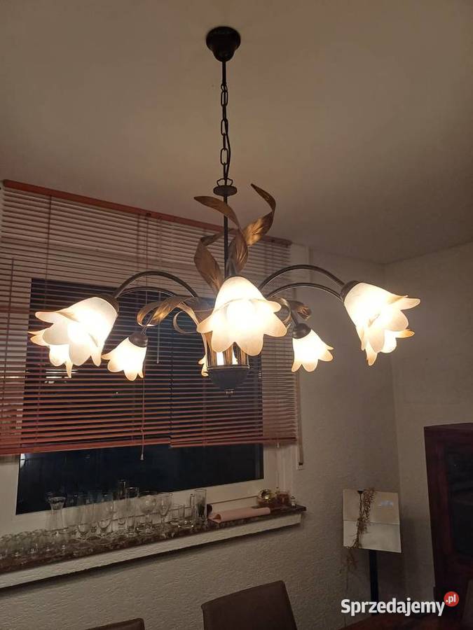 Żyrandol 8 ramienny włoski Skarżysko-Kamienna