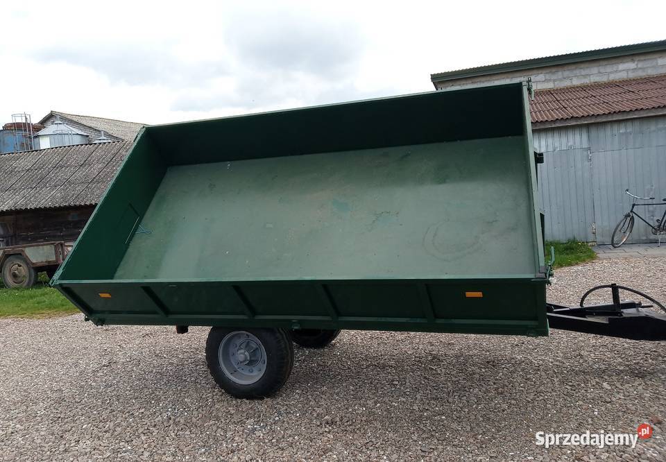 Przyczepa jednoosiowa wywrotka Rolnictwo Stare Rzewuski sprzedam
