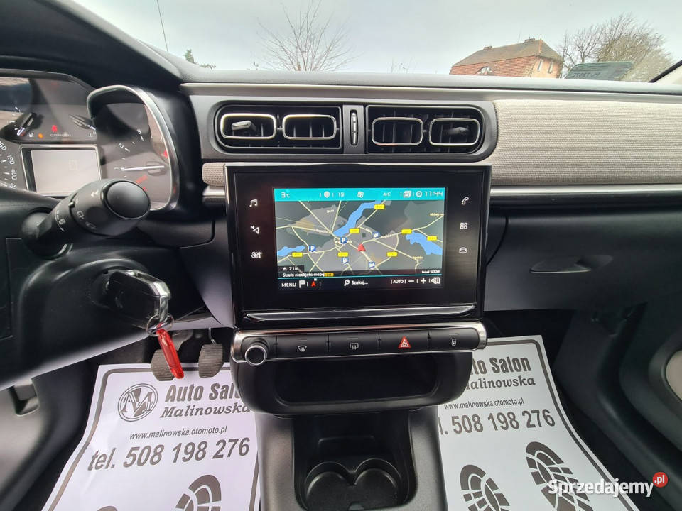 Citroen C3 43 Navi PDC Klimatronik Led Asystent immobilizer wielkopolskie Wągrowiec