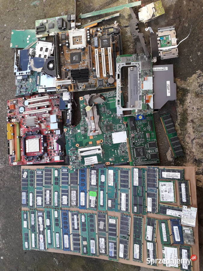 Pamięć ram złom elektroniczny złoto płyta główna Częstochowa