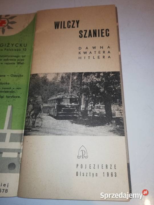 Mapkaprzewodnik z 1963 r Wilczy Szaniec Pozostałe Warszawa