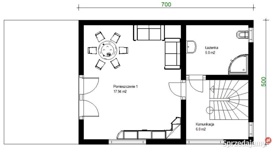 Projekt domu ZG117 na zgłoszenie bez pozwolenia Sosnowiec