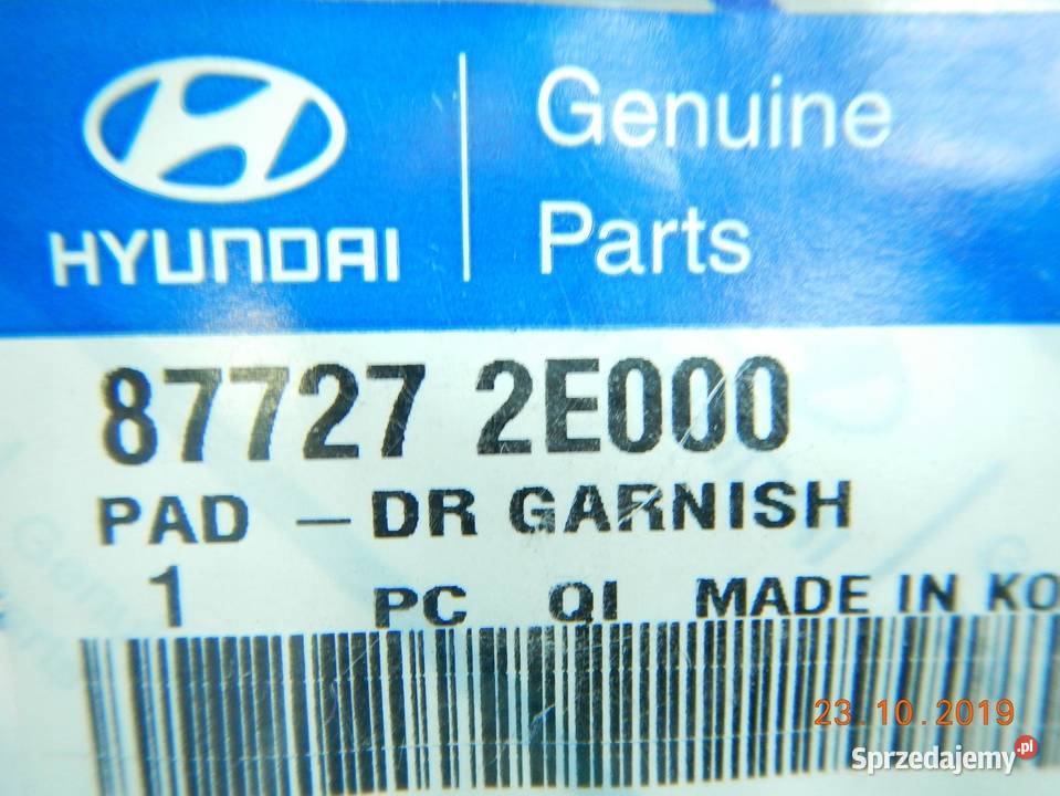 GĄBKA LISTWY DRZWI HYUNDAI TUCSON 20042009 ASO