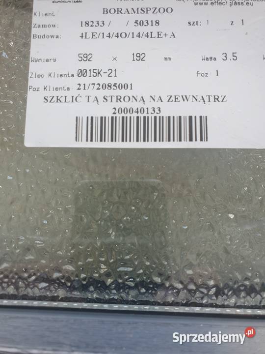 OKNO PCV alumplast 800 x 400 x 86 mm Dom i Ogród śląskie Imielin sprzedam