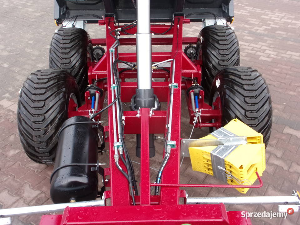 Przyczepa budowlana Tandem wahacz T6794M 85t