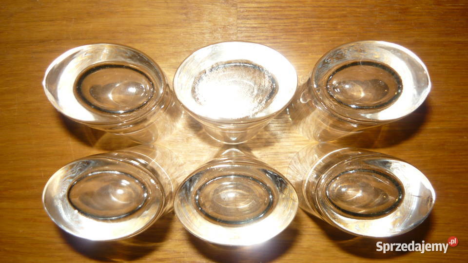 Kieliszki 6 owalne nietypowe kieliszek do wódki podlaskie Sokółka