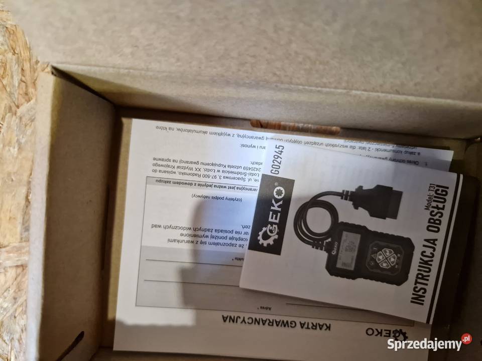 Tester diagnostyczny OBDII T31 geko G02945 Głogowa