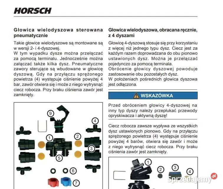 Instrukcja obsługi opryskiwacza Horsch Leeb 12 Rolnictwo