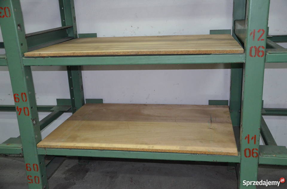 Regał magazynowy niemiecki VEB STAHL HELLERSTADT Gdańsk