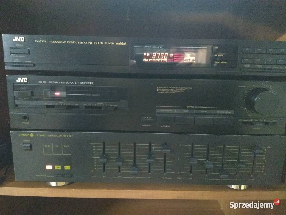 Wieża JVC wzmacniacz AX 111 tuner FX 330L Diora mazowieckie Gostynin