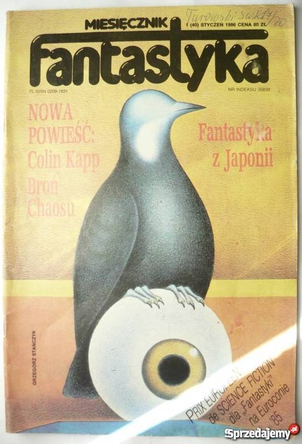 FANTASTYKA 1986 01 40 MIESIĘCZNIK Czasopisma Piła sprzedam