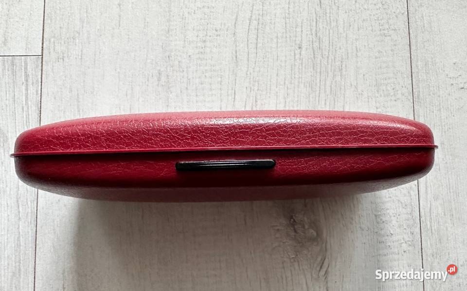 Bordowe etui na okulary twarde futerał Łódź