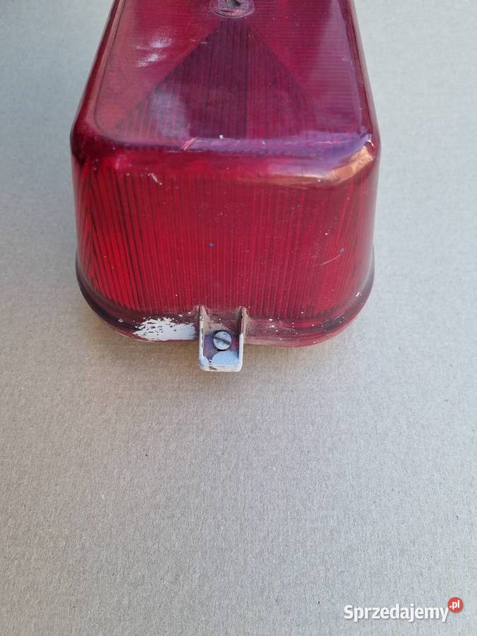 Stara lampa przemysłowa BN3 czerwona Elbląg sprzedam