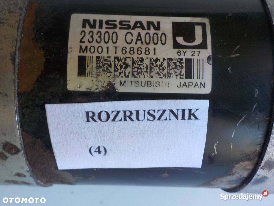ROZRUSZNIK 23300CA000 NISSAN MURANO Z50 1 osobowe Nowy Tomyśl sprzedam