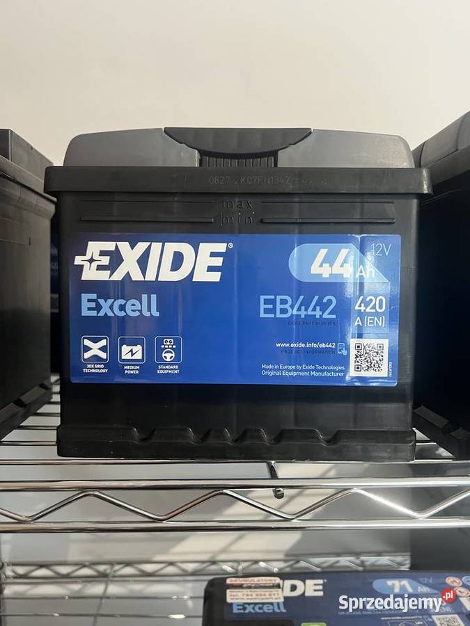 Akumulator Exide Excell 44Ah 420A EN PRAWY PLUS Pozostałe Radomsko