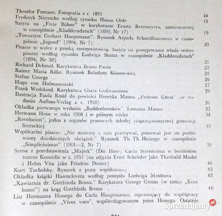 Literatura niemiecka w XX wieku Wilhelm Szewczyk