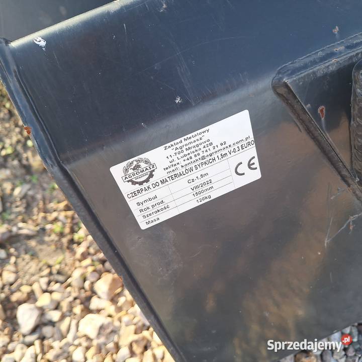 Łyżka szufla 150 euroramka Krajno-Zagórze