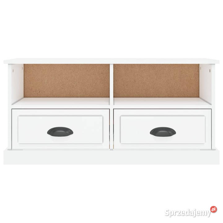 Szafka pod TV biała na wysoki połysk 93x355x45 Warszawa