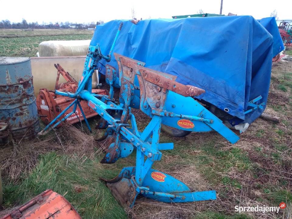 Pług Lemken dwu skibowy obrotowy mechanicznie lubelskie Aleksandrów