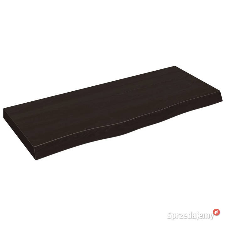 Półka ciemnobrązowa 100x40x26 wykończone drewno Warszawa