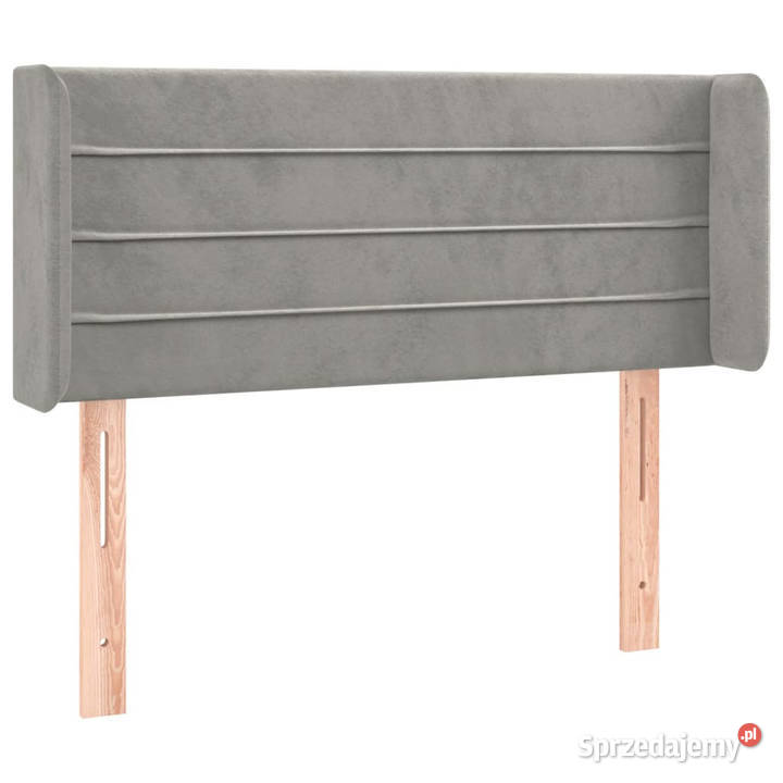 Zagłówek do łóżka z LED jasnoszary 93x16x7888 Warszawa