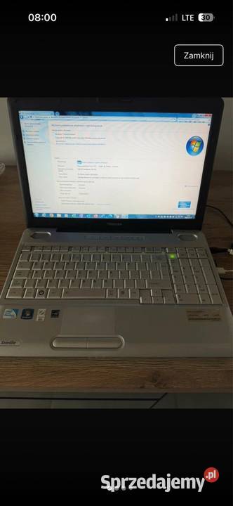 Laptop Toshiba Satelite L500 Puławy