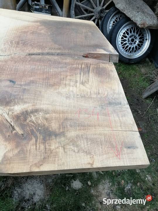 Monolit 260x140x65 dąb live edge blat loft Pozostałe mazowieckie Przysucha