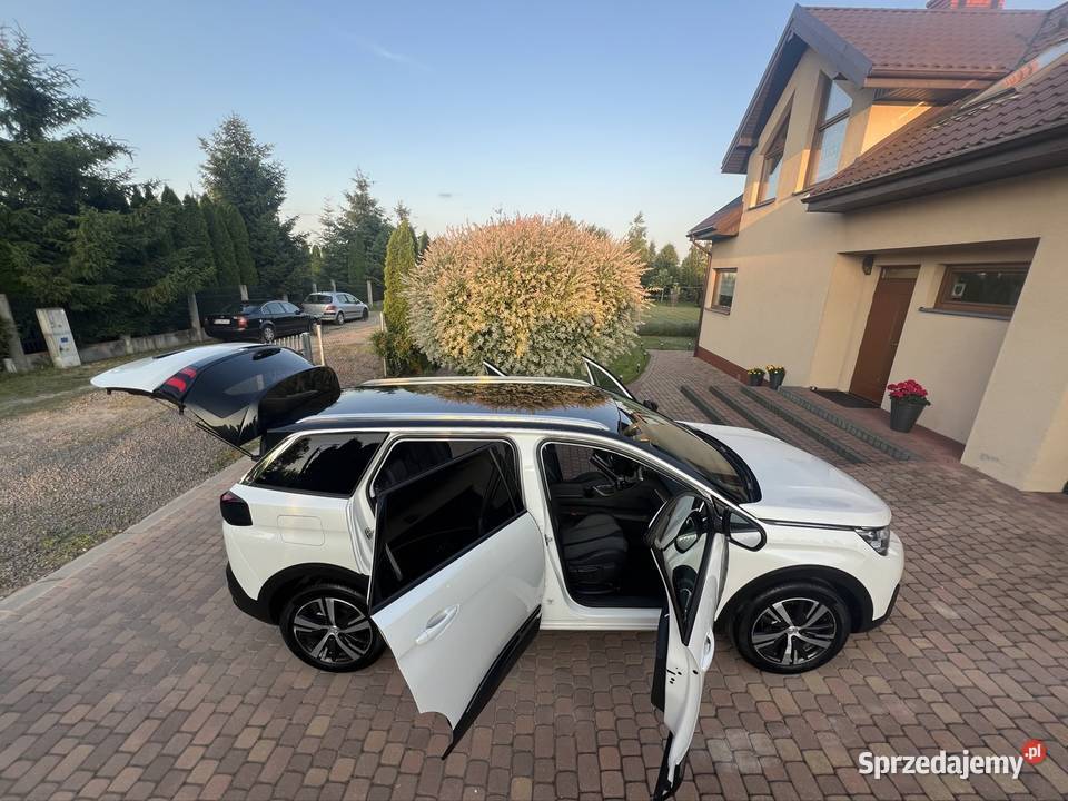 Peugeot 5008 Oryg Lakier 7 osób Zadbany Półskóry poduszka powietrzna łódzkie Kutno sprzedam