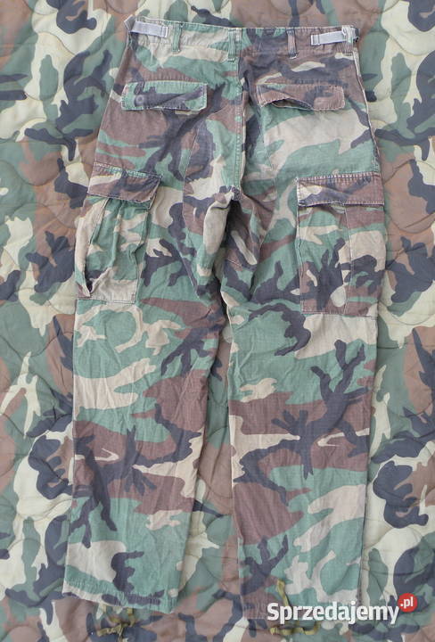 Spodnie bdu woodland small regular 85r cotton Wrocław