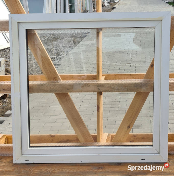 OKNA KacprzaK 123X117 OKNO Używane Plastikowe Okna ścienne