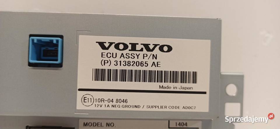 VOLVO V60 V70 III EKRAN WYŚWIETLACZ 31382065