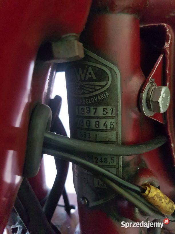 Jawa 250 Kyvacka na chodzie wyrejestrowana Rok produkcji 1958 łódzkie Ksawerów