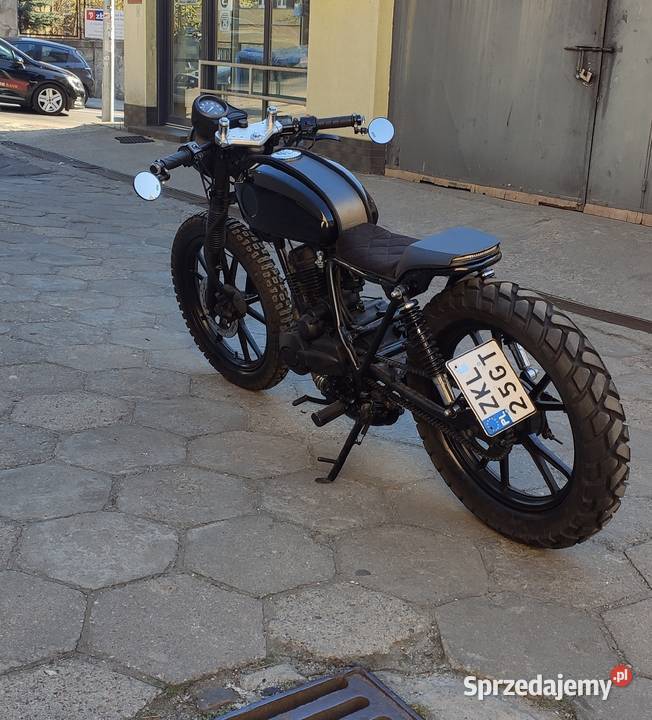 Cafe racer scrambler bobber Zipp zv 125 czterosuwowy