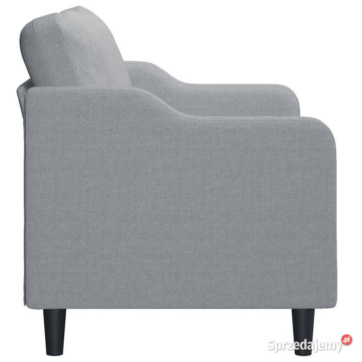 Sofa 2osobowa jasnoszara 140 tapicerowana Sofy i kanapy Warszawa