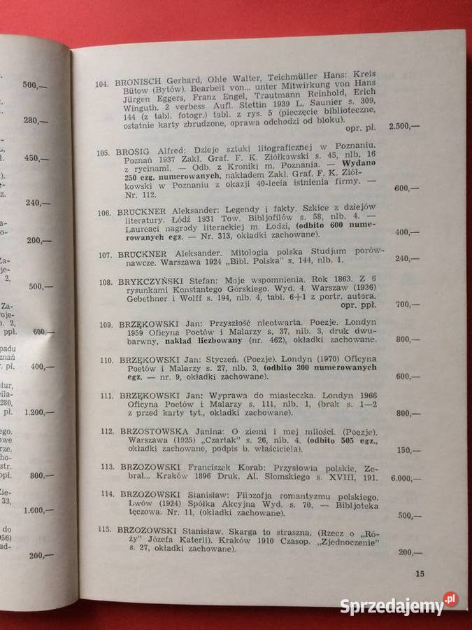 2618 Katalog Książek Poszukiwanych Z Cenami Szczecin