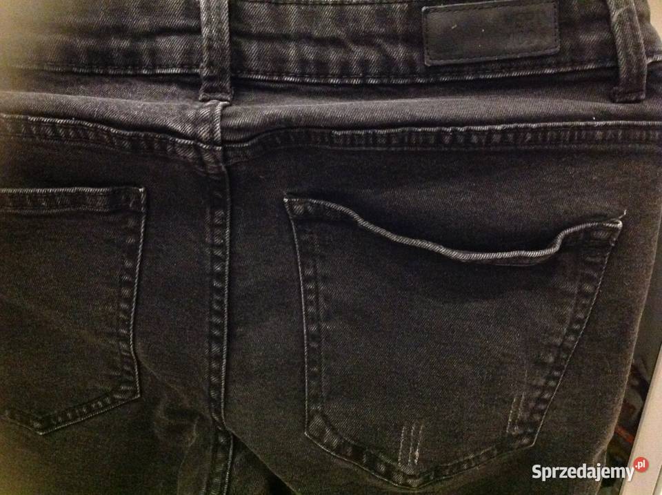 Spodnie Jeans Czarne Damskie VERO MODA r L Vero Moda Spodnie Odzież damska Nowa Sól