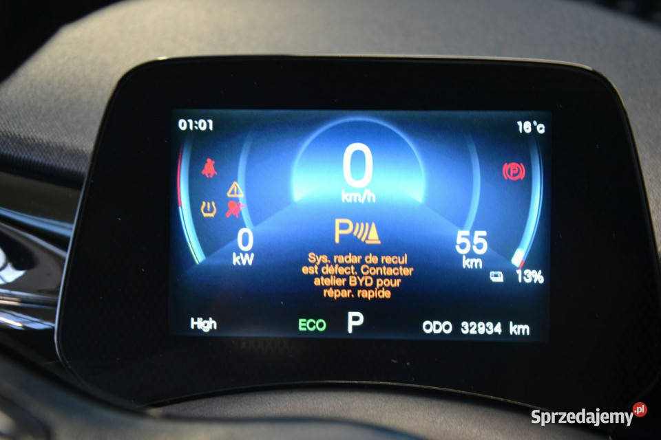 BYD Dolphin full elektryk tablet automat ledy małopolskie Kęty