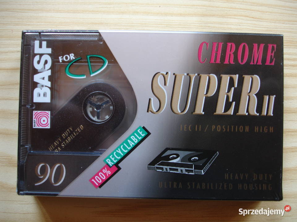Kaseta magnetofonowa BASF CHROME SUPER II 90 Zielona Góra