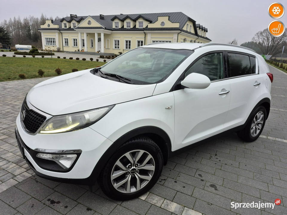 Kia Sportage 16 benzyna kamera Biała Perła III elektrochrom. lusterko wst. Drelów