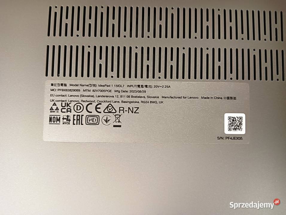 komputer Laptop Lenovo ideapad 1i 157 15IGL7 Łańcut sprzedam